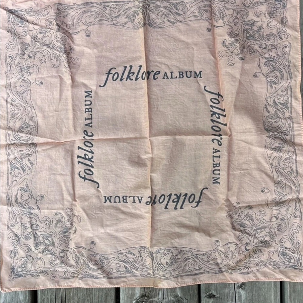 Taylor Swift Folklore Peach Bandana